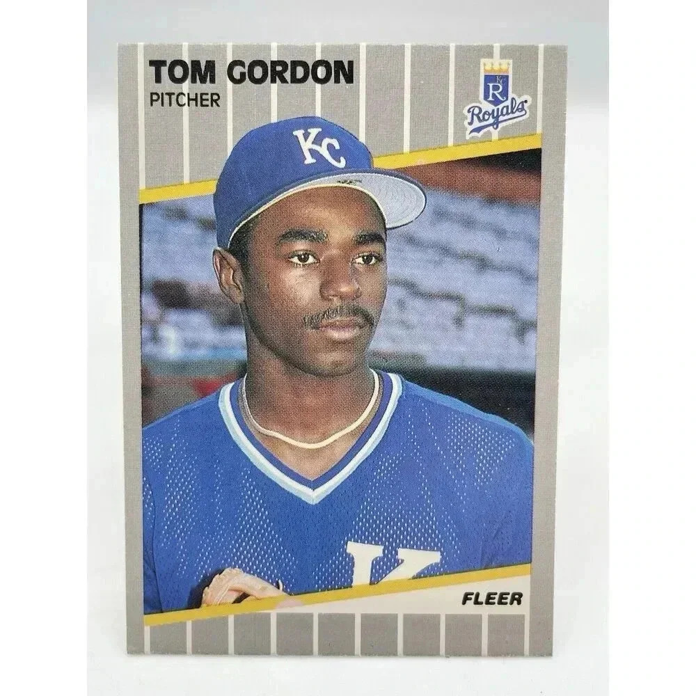 Tom Gordon #284 Kansas City Royals 1989 Fleer MLB TCG Mint